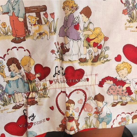 reversible valentine's heart vest handmade L/XL - Picture 5 of 11